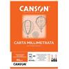 CANSON Blocco carta opaca millimetrata - A3 - 10 fogli - 80gr - Canson (unità vendita 10 pz.)