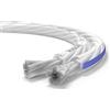 Oehlbach Cavo per altoparlanti 2x2,50mm² 20m Spool, colore: Trasparente