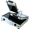 Allforfood Tostiera elettrica con base e coperchi rigati in vetroceramica - con 2 controlli termostatici - mod. 999.580 - dim. cm l 60 x p 45 x h 13 - potenza totale 3,0 kw