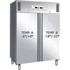 Forcar Armadio frigo in acciaio inox combinato positivo e negativo (congelatore) gastronorm forcar g-gnv1200dt
