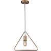 V-TAC PORTALAMPADA E27 PENDENTE TRIANGOLO ORO ROSA VT-7321-LED3837