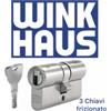 WINKHAUS cilindro europeo di sicurezza 3 Chiavi Frizionato 50/70 (120mm.)
