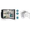 Vitrifrigo Frigorifero 62 lt. con sistema di chiusura Airlock porta in colore nero o grigio unità interna 12/24V C62i SEA