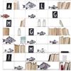 KRIPTONITE libreria da parete KROSSING 200 x H 200 cm - 0568BO
