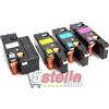 MULTIPACK 4 TONER XL COMPATIBILI PER EPSON ACULASER C1700 C1750N C1750W CX17 CX17NF CX17WF CARTUCCE NERO+COLORI - NO-NAME