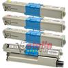 MULTIPACK 4 TONER COMPATIBILI PER OKI C310DN C330DN C331DN C510DN C530DN C531DN MC351DN MC352DN MC361DN MC362DN MC561DN MC562DN MC562DNW CARTUCCE NERO+COLORI - NO-NAME