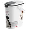 Curver Contenitore Cibo per Animali Motivo Cane con Ruote 35L