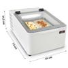 Vetrina Gelato Da Banco 2 Gusti - Vasche da 5 Litri -10°C/-22°C - Classe Energetica B