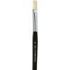 LEBEZ Pennello punta piatta serie 577 - punta a spatola in pura setola - n.8 - Lebez (unità vendita 12 pz.)
