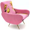 SELETTI poltrona imbottita TOILETPAPER ARMCHAIR - 16079