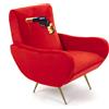 SELETTI poltrona imbottita TOILETPAPER ARMCHAIR - 16089