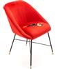 SELETTI sedia imbottita TOILETPAPER PADDED CHAIR - 16041