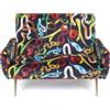 SELETTI divano a 2 posti TOILETPAPER ARMCHAIR - 16092