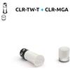 Tsec CLR-TW-T-W Sensore magnetico, ad alta sicurezza, con Antimask e morsetti integrati, versione da incasso - colore Bianco Tsec