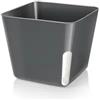 Tescoma VASO PER PIANTE QUADRATO, NERO "SENSE"