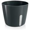 Tescoma VASO PER PIANTE TONDO, NERO "SENSE"