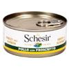 Schesir for dog in gelatina (pollo e prosciutto) - 18 lattine da 150gr.