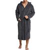 Schiesser Accappatoio con Cappuccio, Grigio (Grau (200-grau), M Uomo