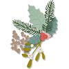Sizzix Set di Fustelle Thinlits, Elementi Invernali, Multicolor, Fogliame D'Inverno