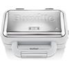 Breville Macchina per sandwich DuraCeramic con piastre profonde | macchina per sandwich per 2 fette a temperatura variabile, bianca [VST070X]