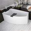 Novellini Divina O Hydro Plus Vasca Idromassaggio 165X98 - Colore Vasca: Bianco Lucido - Rubinetteria: SENZA RUBINETTERIA - Versione: Destra - Finitura Pannelli: Bianco Lucido