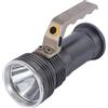 Novaline Torcia Led XM-L T6 ricaricabile in alluminio Grigia Bianco freddo 6000K Novaline
