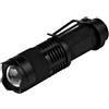 Novaline Torcia Led XPE in alluminio con clip Nera Bianco freddo 6000K Novaline