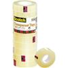 SCOTCH Nastro adesivo 550 - 19 mm x 33 m - PP - trasparente - Scotch - torre 8 rotoli (unità vendita 1 pz.)