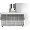 Alpes GA 20/55-CM Gruppo aspirante a 2 motoaspiratori da 800 MC/H, acciaio inox, comandi integrati e telecomando, 55cm