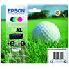 epson Cartucce inkjet alta capacità Pallina da golf 34XL Epson n+c+m+g Multipack - C13T34764010