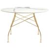 KARTELL tavolo rotondo GLOSSY MARBLE Ø 118 cm - 4589-MB