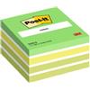 POST-IT Blocco foglietti Cubo - 2028-G - 76 x 76 mm - 72 gr - colori assortiti - 450 fogli - Post-it (unità vendita 1 pz.)