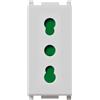 Vimar Presa 16A 2P+T P17/11 vimar plana Silver 14203.SL