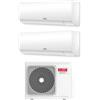 Riello Condizionatore Climatizzatore Riello Dual Split Aaria Plus I R-32 12000+12000 Btu Con U.Esterna 250 P Wi-Fi Integrato