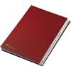 fraschini Classificatore alfabetico FRASCHINI 24x34 cm in cartoncino con 22 scomparti rosso - 640-E-DR