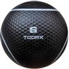 TOORX PROFESSIONAL LINE Palla Medica da 6 kg in Gomma PVC Diametro 24 cm - Grip Ergonomico Soffice al Tatto