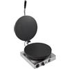 Ristoattrezzature Modello: 7824,Crepiera elettrica con coperchio Ø 30 cm 355x430x275h mm
