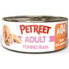 Petreet Natura Tonno Rosa per Gatto da 70 gr Gusto A04 - Tonno Rosa con Salmone