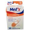 Med's Farmacerotto - Cerotto Strips Poliuretano Classico Formato Medio, 20 Pezzi