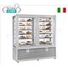 TECHNOCHEF - Vetrina Congelante per Gelateria 2 Porte, Temp.-15-25C, lt.1082, Mod.CGL1200S S