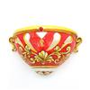 CERAMICHE CALTAGIRONE Gerla Ceramica Siciliana Rossa cm 30