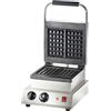 Beckers Macchina/Piastra per Waffle Formato Belga WF1 - Piano di Cottura in Alluminio Antiaderente Cm 25,5 x 25,5