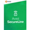 Avast SecureLine VPN 5 dispositivi PC Mac iOs Android 1 Anno ESD