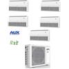 CLIMATIZZATORE PENTA PAVIMENTO SOFFITTO 9+9+9+12+12 AUX A++A+ DC INVERTER LINEA 2026 GAS R-32 WI FI READY UNITA' ESTERNA AM5-H42/4DR3