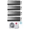LG Condizionatore Climatizzatore LG Quadri Inverter Art Cool UV NANO R-32 9000+9000+9000+9000 BTU Wi-Fi Con MU4R27 U40