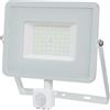 V-TAC FARO LED 50W CALDO CON SENSORE MOVIMENTO BIANCO CHIP SAMSUNG VT-50-S-LED466