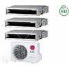 LG Condizionatore Climatizzatore LG Trial Split Canalizzato 9000+9000+12000 BTU R-32 Con MU3R21 UE0