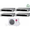 LG Condizionatore Climatizzatore LG Quadri Split Canalizzato 9000+9000+9000+9000 BTU R-32 Con MU4R25 U40