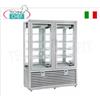 TECHNOCHEF - Vetrina Refrigerata per Pasticceria, Temp.+5-20C, 2 Porte, lt.1082,Mod.CGL1200G2T G2T