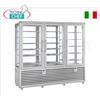 TECHNOCHEF - Vetrina Combinata per Gelateria Pasticceria, temp. -15Â°-25Â°C +4Â°+10Â°C, Mod.CPG1300S S V